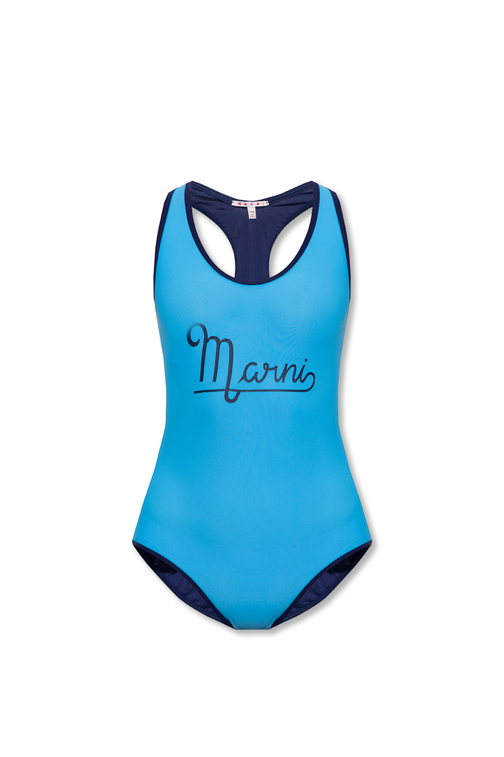 MARNI◆ワンピース水着◆ブルー piece swimsuit with logo Marni - Blue One